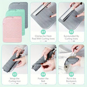 Heat Resistant Silicone Mat for Hair Styling Tools