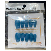 GCOCL Manicure Hand-Made Press On Nails | SG011-19 | 10 pieces/box