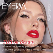 10 pairs EMEDA - Clear Band Lash 806 DIY Lashes