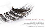 10 pairs EMEDA DIY 3D Clear Band Lash 005 DIY Lashes