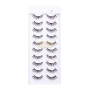 10 pairs EMEDA DIY 3D Clear Band Lash 005 DIY Lashes
