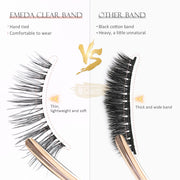 10 pairs EMEDA DIY 3D Clear Band Lash 005 DIY Lashes
