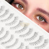 10 pairs EMEDA Manga Lashes Clear Band Lash A05 DIY Lashes