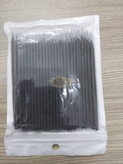 100 pcs Long Tip Disposable Micro Brushes Applicators | Black Micro Brushes