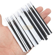 100 pcs Long Tip Disposable Micro Brushes Applicators | Black Micro Brushes