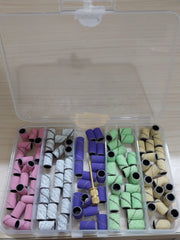 100 pcs Nail Sanding Band Set | Multicolor 309 Sanding Bands