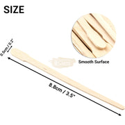 100 pcs Wax Applicator Spatula | Small Wooden Spatula