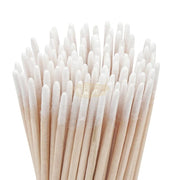 100 pcs Wooden Micro Cotton Brushes Lint-Free Swab Eyelash Extension Tool Cotton Swab