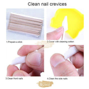 100pcs 11.4cm Cuticle Wood Pusher (Orange Wood Stick) Orange Wood Stick