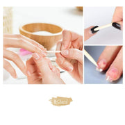 100pcs 11.4cm Cuticle Wood Pusher (Orange Wood Stick) Orange Wood Stick