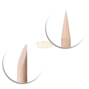 100pcs 17.8cm Cuticle Wood Pusher (Orange Wood Stick) Orange Wood Stick