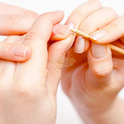 100pcs 17.8cm Cuticle Wood Pusher (Orange Wood Stick) Orange Wood Stick