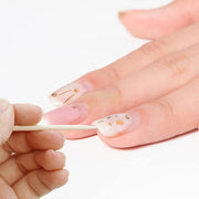 100pcs 17.8cm Cuticle Wood Pusher (Orange Wood Stick) Orange Wood Stick