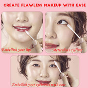 Pointed + Spiral Head Tip Cotton Swabs Bamboo Cotton Swabs