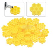 100pcs Beehive Shape Glue Holder | Pink Glue Ring Cups