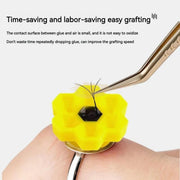 100pcs Beehive Shape Glue Holder | Pink Glue Ring Cups