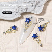 10pcs 3D Nail Art Decoration Magical Wand Hearts Nail Charms | SP0483-02 Nail Charm