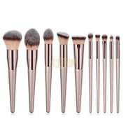 25pcs Champagne Gold Makeup Brush Set with Case Professional Makeup Brush Set