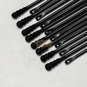 10pcs Double-Sided Blackhead Remover & Spiral Ribbed Cotton Swab Individually Wrapped Skin Care Tools