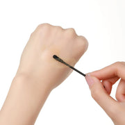 10pcs Double-Sided Blackhead Remover & Spiral Ribbed Cotton Swab Individually Wrapped Skin Care Tools