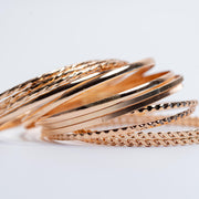 10pcs Gold Signature Bangle Set bracelet