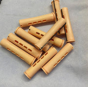 10pcs No Heat Hair Perm Rods With Elastic Rubber Band | 2*8.3cm Hair Rollers