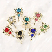 10pcs 3D Nail Art Decoration Magical Wand Hearts Nail Charms | SP0483-01 Nail Charm