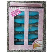 10pcs Reusable Gel Polish Remover Soak Off Clips Aqua Blue Nail Art Tool