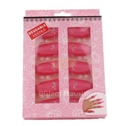 10pcs Reusable Gel Polish Remover Soak Off Clips Rose Nail Art Tool