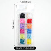 12-Colors 3D Flower Nail Art Charms nail art decoration