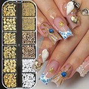 12pcs 3D Ocean Theme Nail Charms Nail Decorations DIY Ocean 3D Charms & Beads