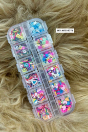 12 grid Assorted Nail Deco Nail Art