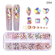 12 Grid Flatback Rhinestones SP0476-9 Nail Art Tool