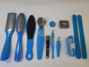 12 in 1 Professional Pedicure Tool Set | Blue Foot Care
