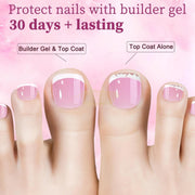 120pcs French Press On Toenails Soft Gel Tips Press On Toenails