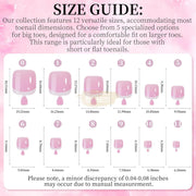 120pcs French Press On Toenails Soft Gel Tips Press On Toenails