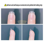 150pcs Green Box Soft Gel Tips Clear | Full Cover | XS Mixed Style Soft Gel Tips