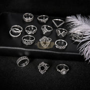 15pcs Bohemian Ring Set Fashion Jewelry