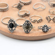15pcs Bohemian Ring Set Fashion Jewelry