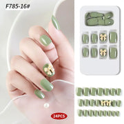 Press On Nails | F785 - 16 (24x Nails, 24x Jelly Tabs, & 1x Mini Nail File)