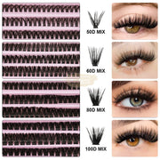160pcs 100D Lash Cluster Extension Kit | DIY Lashes Lash Cluster Kit