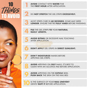 16pcs BSG-0070 Semi-Cured Gel Nail Strips Gel Nail Wraps