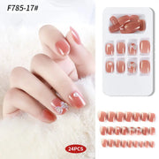 Press On Nails | F785 - 17 (24x Nails, 24x Jelly Tabs, & 1x Mini Nail File)