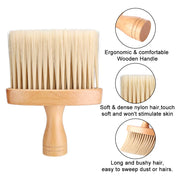 Wide Neck Duster brush with wooden handle 1950 16*10.5*7.5 cm