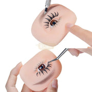 1pc 5D Soft Silicone Practice Eye | Lash Brow & Microblading Training Practice & Training Tools