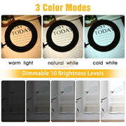 2-in-1 Design LED Magnifying Desk Lamp 160mm (3 lighting modes)