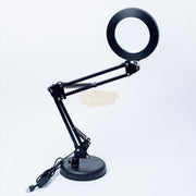 2-in-1 Design LED Magnifying Desk Lamp 160mm (3 lighting modes)