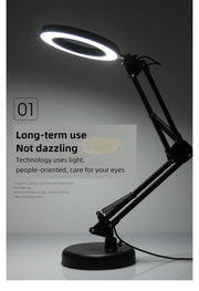 2-in-1 Design LED Magnifying Desk Lamp 160mm (3 lighting modes)