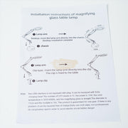 2-in-1 Design LED Magnifying Desk Lamp 160mm (3 lighting modes)