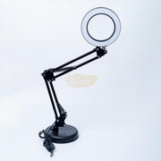 2-in-1 Design LED Magnifying Desk Lamp 160mm (3 lighting modes)